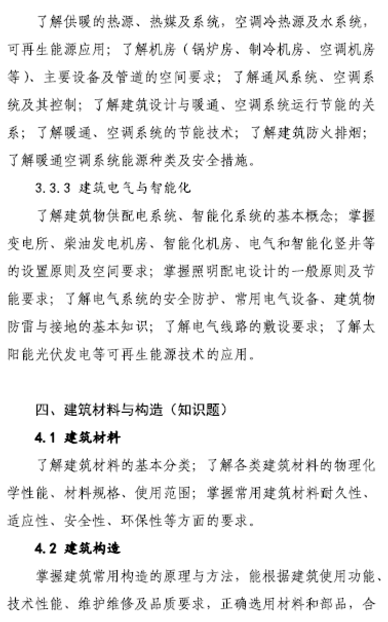 大事件！9門變6門！一級注冊建筑師考試大綱（21版）發(fā)布，2023年執(zhí)行！