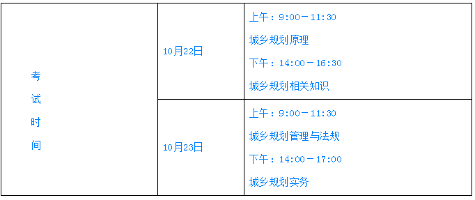 重要通知??！注冊城鄉規劃師——10月考試時間確定